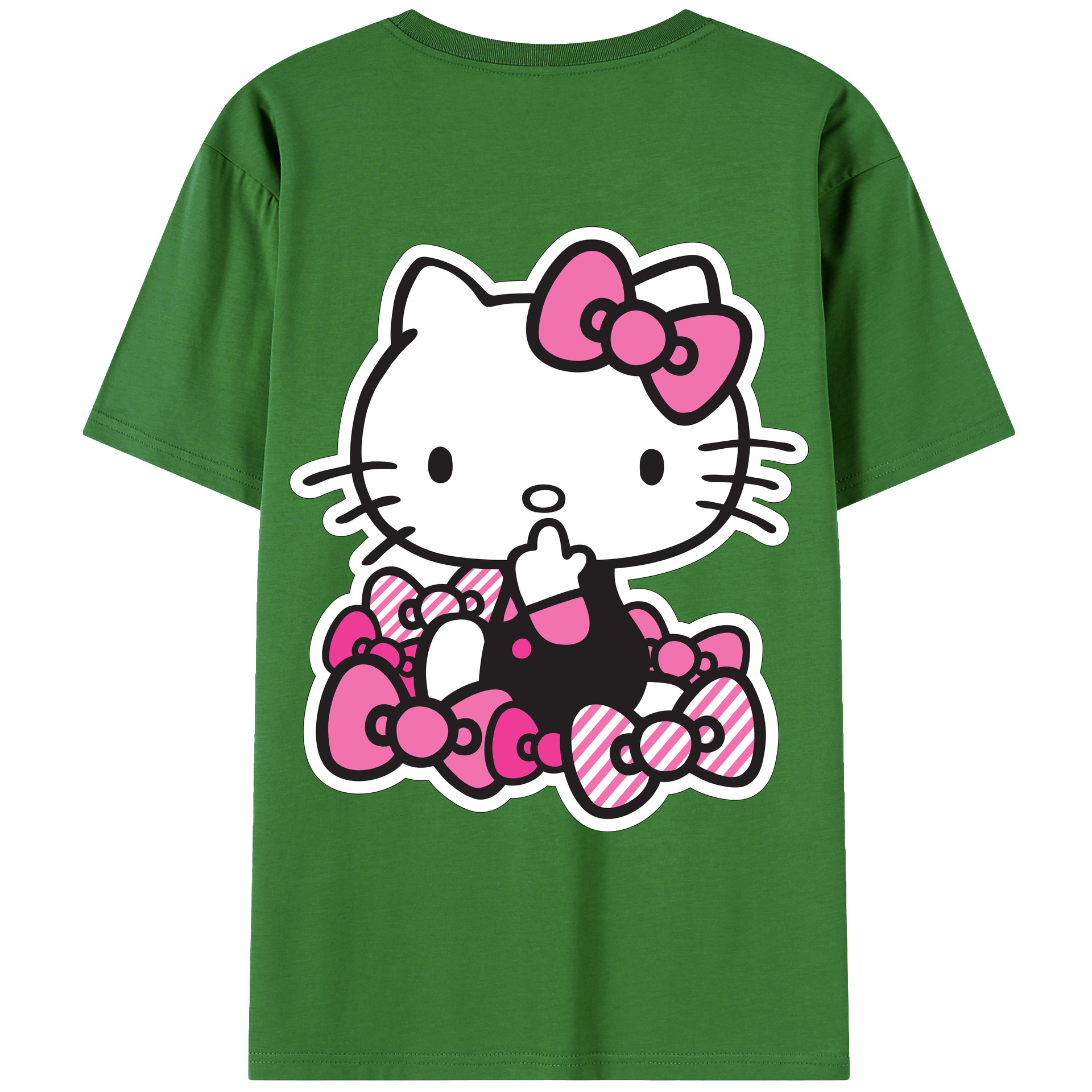 （画像用） Hello Kitty ハローキティ レディース半袖Tシャツ(バックプリント)